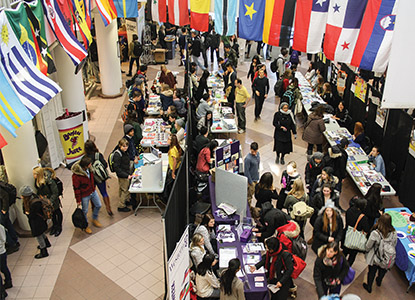 Club Week booths